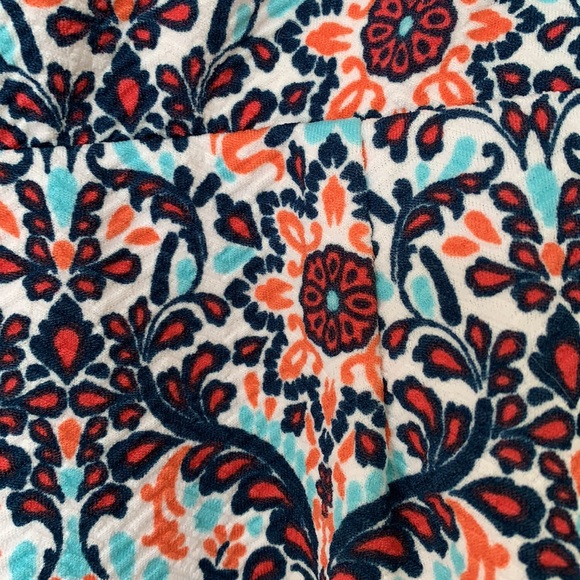 C Floral Skirt with Stretch Waistband - Picture 2 of 7